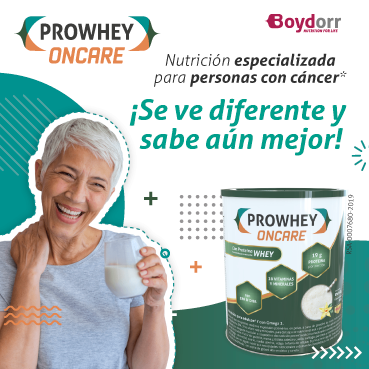 En Boydorr seguimos innovando y es por eso que nos complace presentarle la nueva imagen PROWHEY Oncare