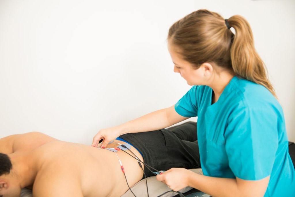 Estimuladores musculares en uso