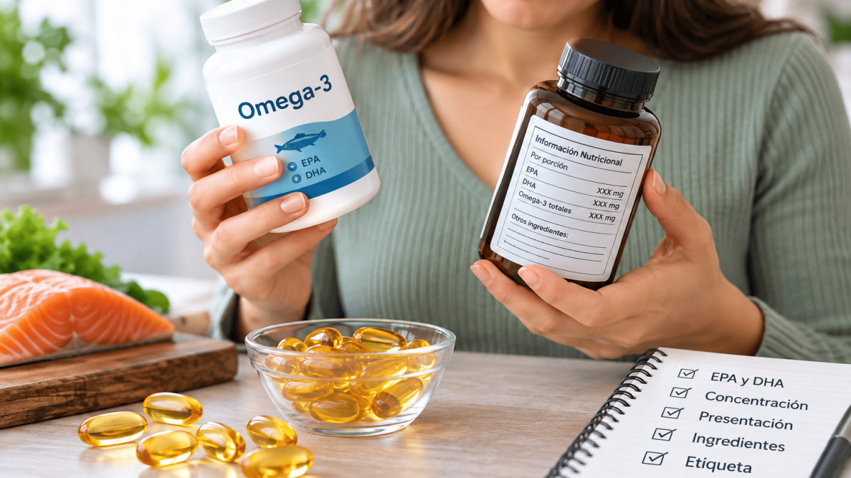 ¿Cómo elegir un suplemento de Omega-3? Guía práctica